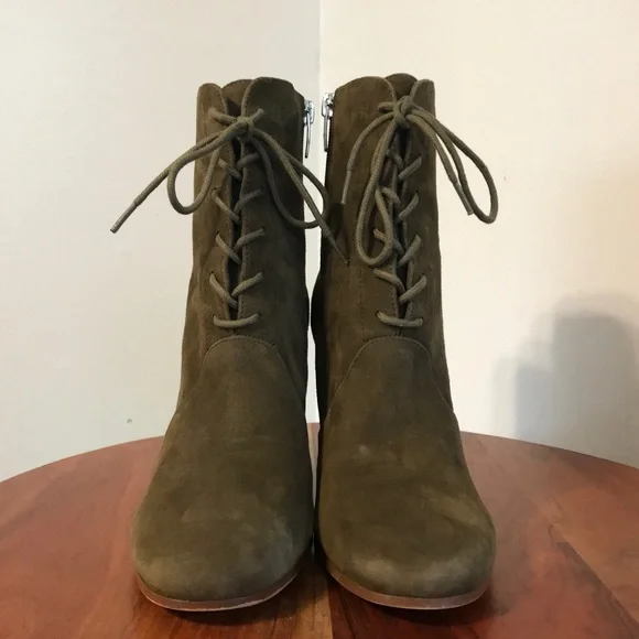 Marc Fisher Green Boots Size 6.5 - Picture 2 of 11